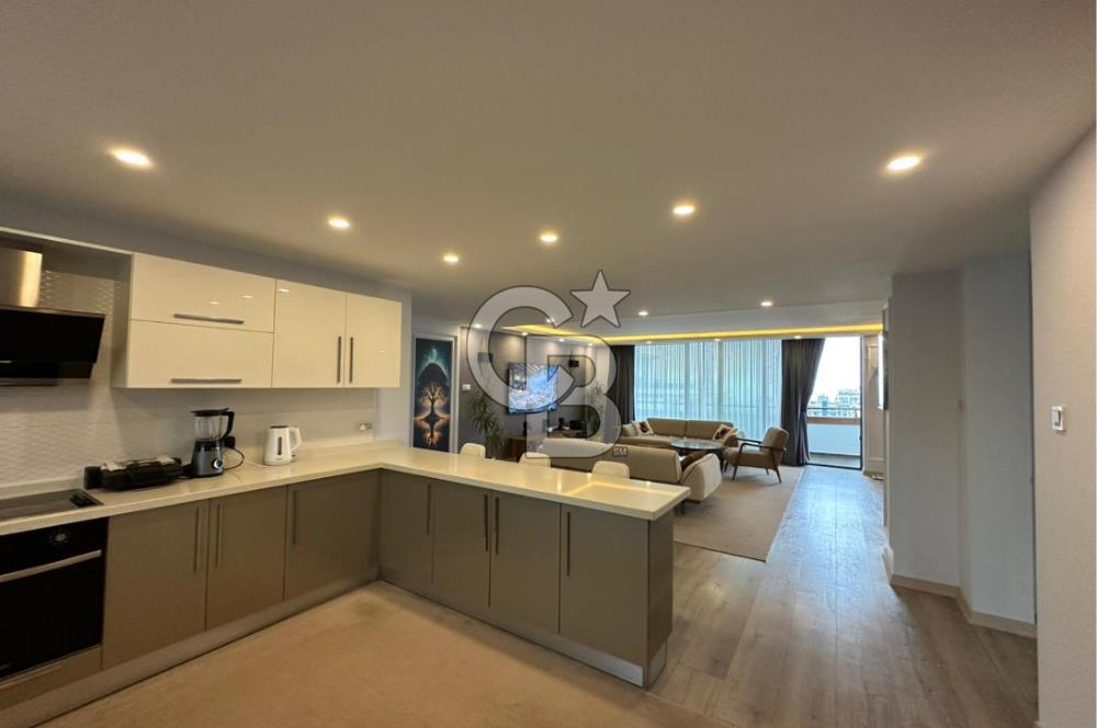 KKTC GİRNE MERKEZDE AKACAN ELEGANCE SİTESİNDE DENİZ HAVUZ VE DAĞ MANZARALI KOMPLE EŞYALI SATILIK 3+1 DAİRE