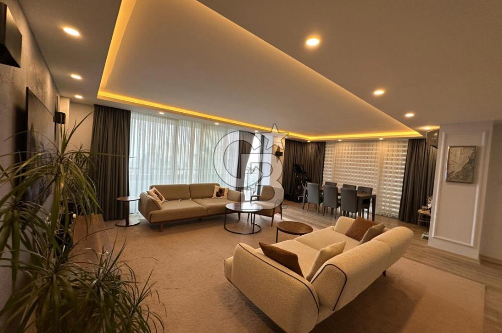 KKTC GİRNE MERKEZDE AKACAN ELEGANCE SİTESİNDE DENİZ HAVUZ VE DAĞ MANZARALI KOMPLE EŞYALI SATILIK 3+1 DAİRE