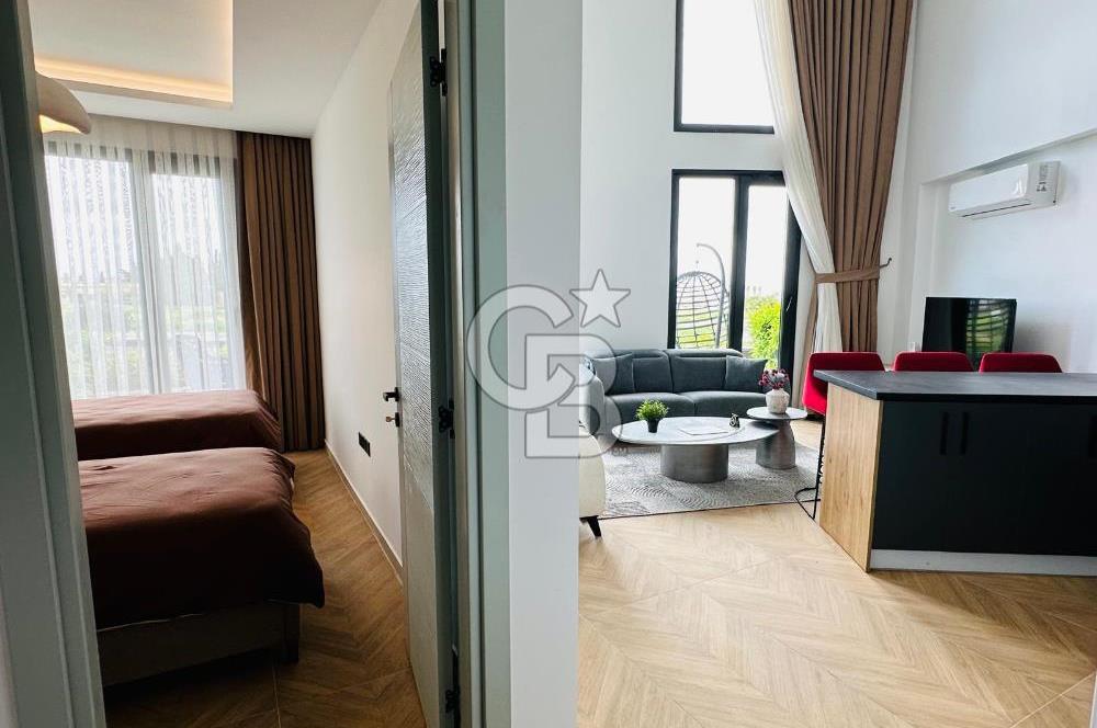 KKTC GİRNE LAPTADA DENİZ MANZARALI EŞYALI SATILIK 2+1 LOFT DAİRE