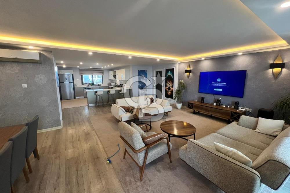 KKTC GİRNE MERKEZDE AKACAN ELEGANCE SİTESİNDE DENİZ HAVUZ VE DAĞ MANZARALI KOMPLE EŞYALI SATILIK 3+1 DAİRE