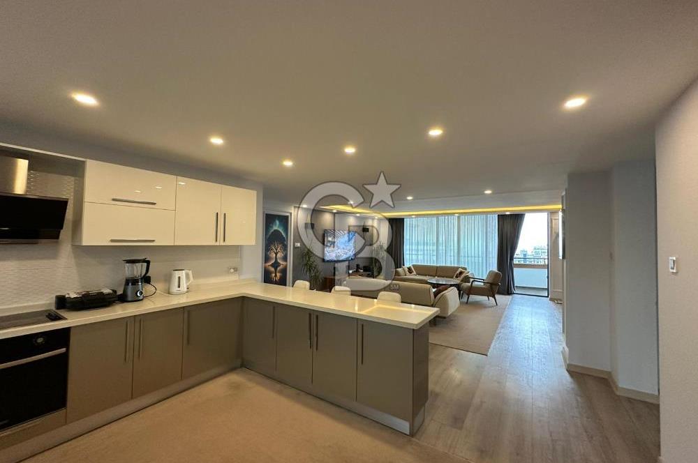 KKTC GİRNE MERKEZDE AKACAN ELEGANCE SİTESİNDE DENİZ HAVUZ VE DAĞ MANZARALI KOMPLE EŞYALI SATILIK 3+1 DAİRE