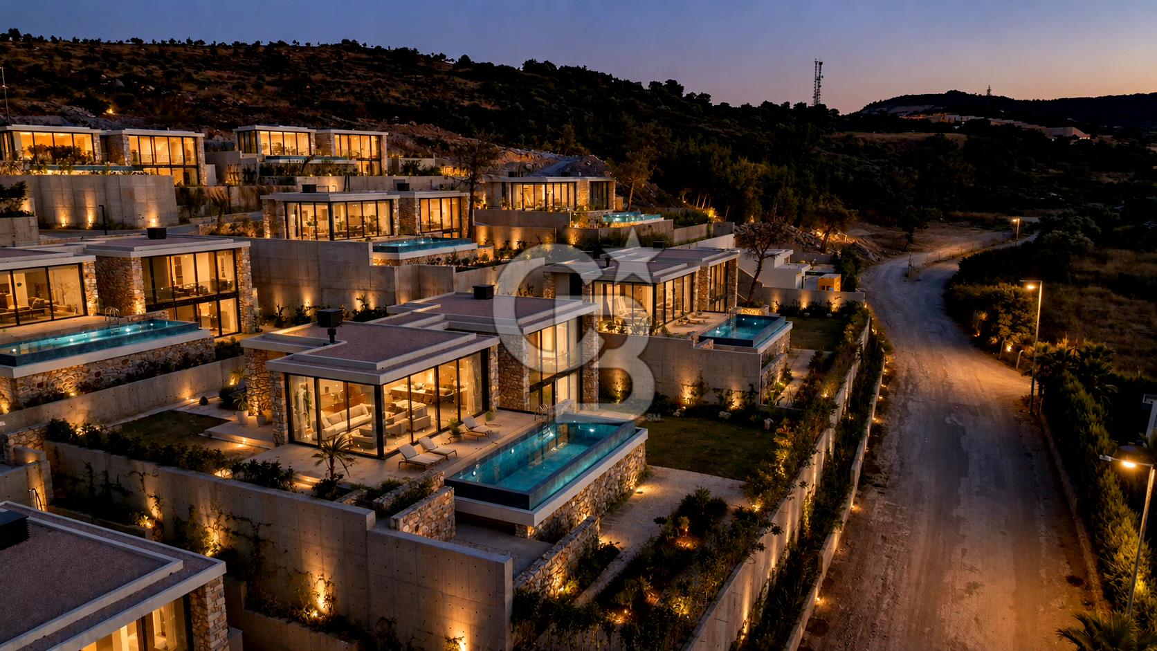 Veryeri Kekliktepe Deniz Ve Vadi Manzaralı 8+1 Lüks Villa