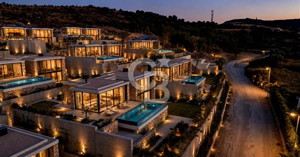 Veryeri Kekliktepe Deniz Ve Vadi Manzaralı 8+1 Lüks Villa - 374243
