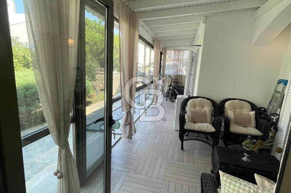BODRUM-TURGUTREİS KARABAĞDA HAVUZLU NEZİH SİTEDE 3+1 BAHÇE KATI