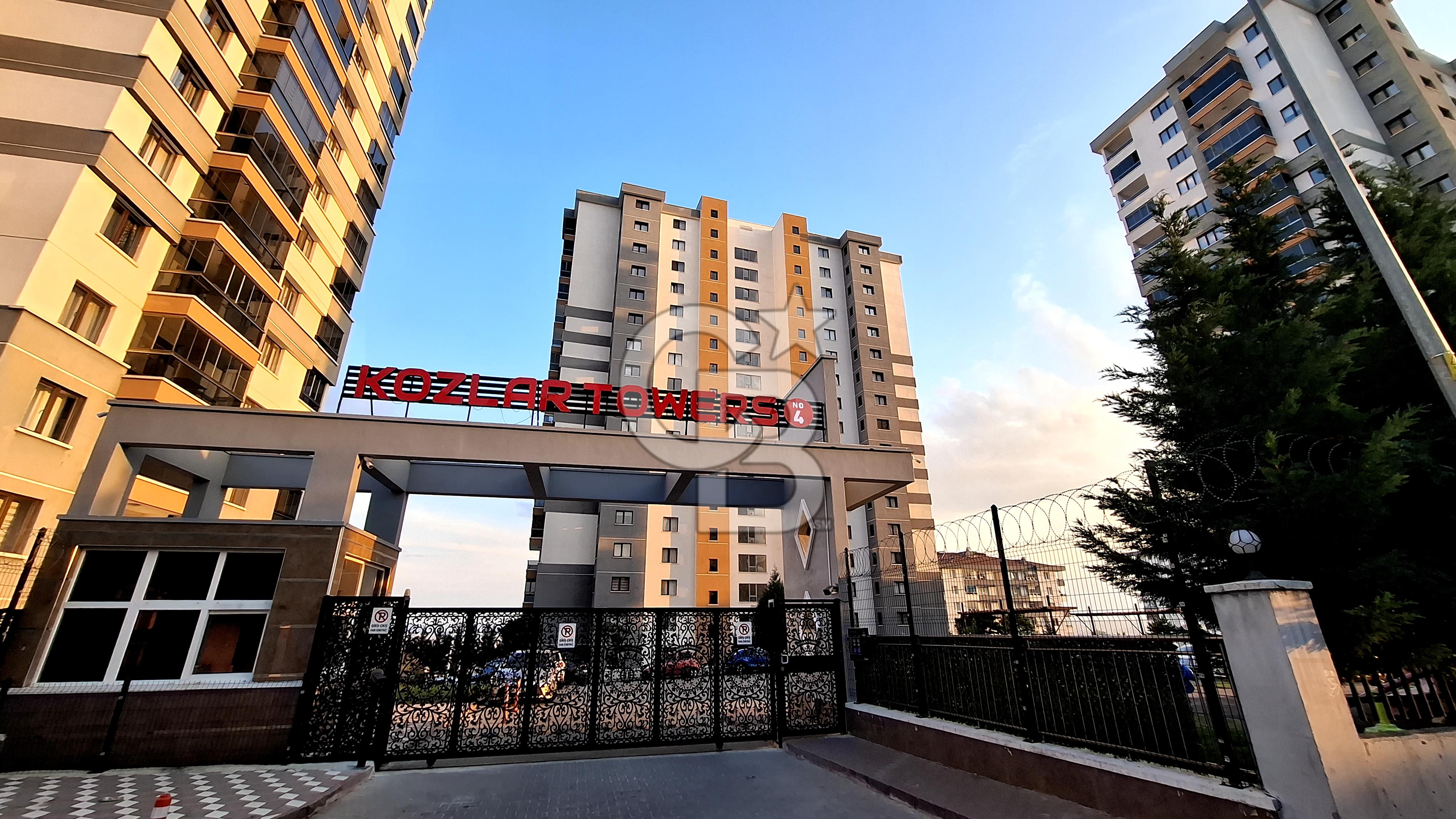 KOZLAR TOWERSDA |3 CEPHELİ |ÖNÜ AÇIK | MANZARALI SATILIK 4+1