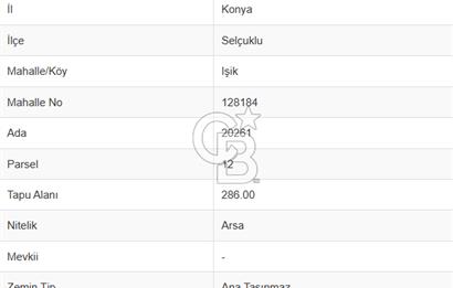 COLDWELL BANKER'DAN BEYŞEHİR ÇEVREYOLUNA YAKIN SATILIK ARSA