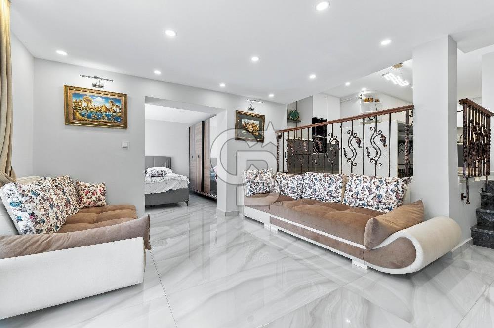 ARIKÖY'DE BÜYÜK BAHÇELİ VE FULL EŞYALI KİRALIK DAİRE