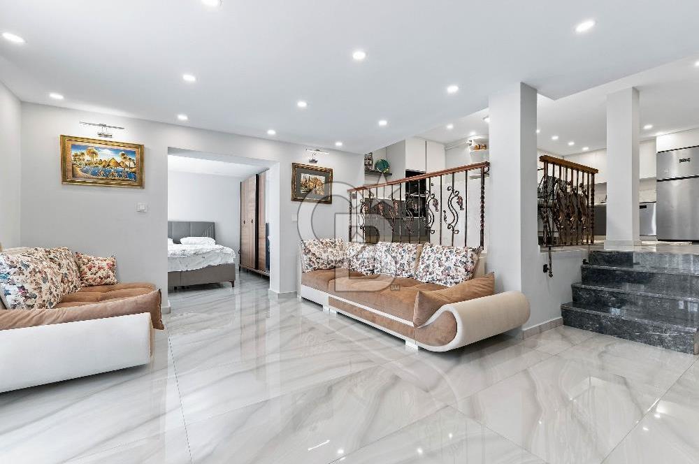 ARIKÖY'DE BÜYÜK BAHÇELİ VE FULL EŞYALI KİRALIK DAİRE