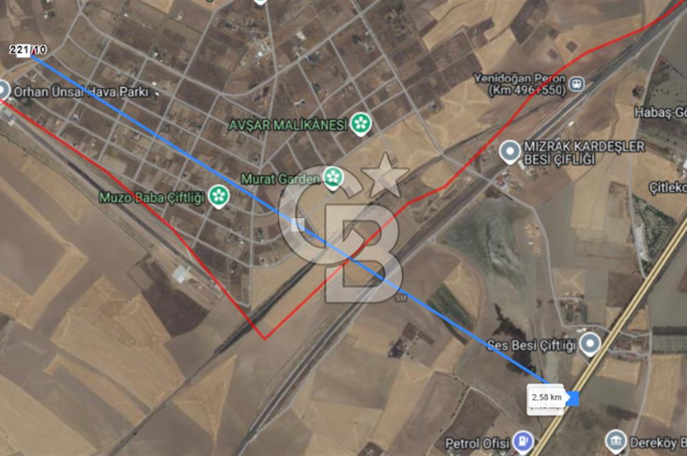 hacıtuğrul satılık 1350m2 arsa