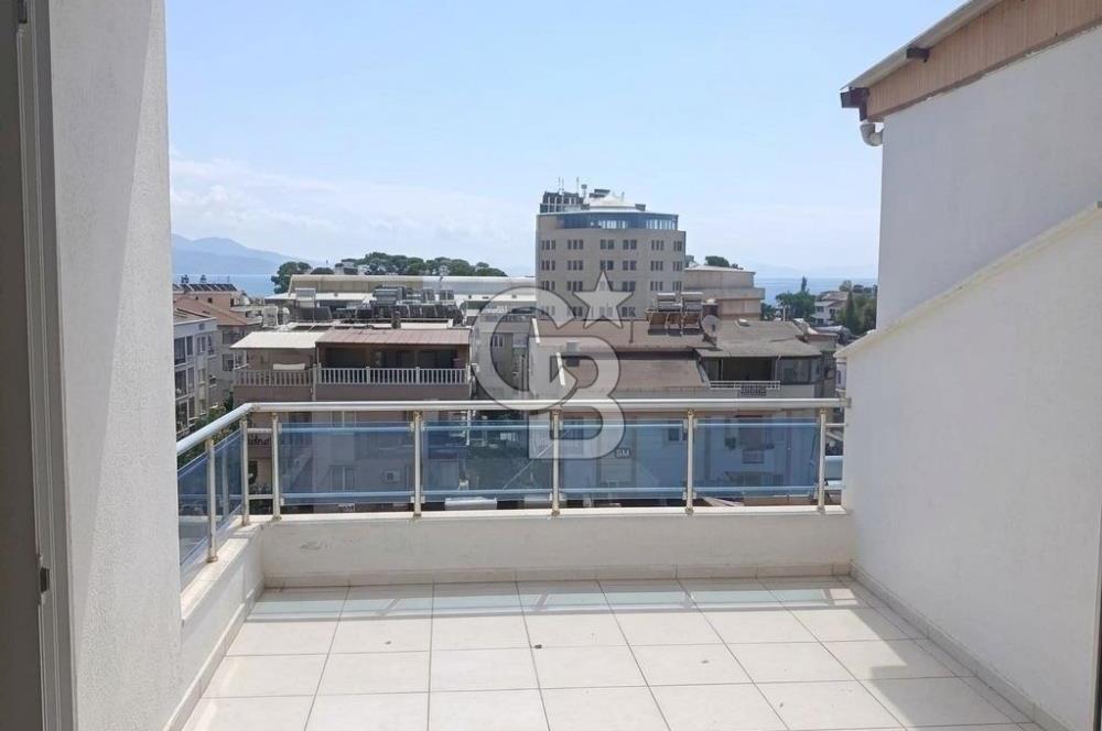 Didim Altınkum'da Deniz Manzaralı, Teraslı 2+1 Dubleks Daire