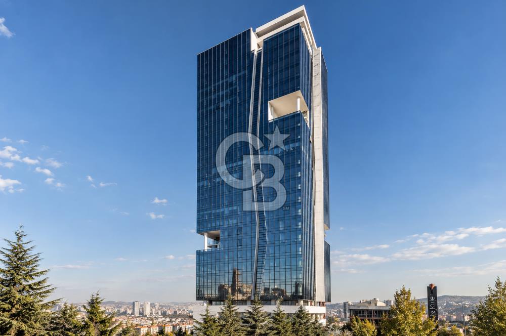 TURAN GÜNEŞ YILDIZ KULE'DE 55M² SATILIK PRESTİJLİ KDV'Lİ OFİS