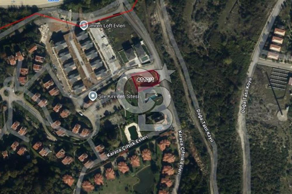 Şile İmrendere'de 571 m² Köşe Parsel Villa İmarlı Arsa