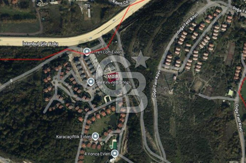 Şile İmrendere'de 571 m² Köşe Parsel Villa İmarlı Arsa