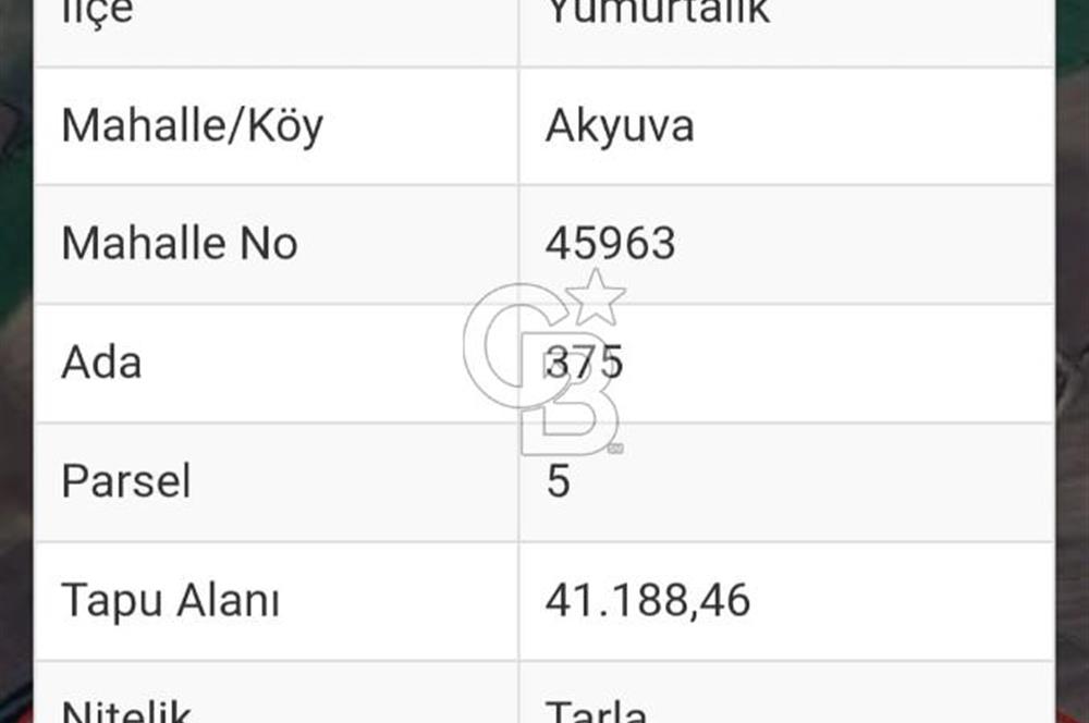 Yumurtalık Akyuva'da Denize Sıfır Konumda Hisseli Satılık Arsa
