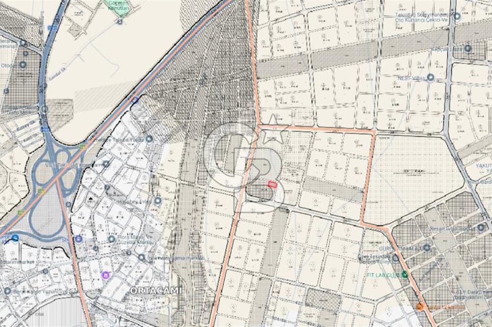 Tekirdağ Süleymanpaşa Gündoğdu Mah. Satılık 767,28 m² Arsa