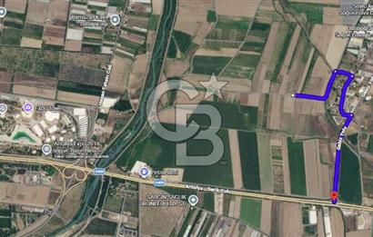 AKSU SOLAK'DA TARIMA VE YATIRIMA UYGUN 12.380 m2 TARLA
