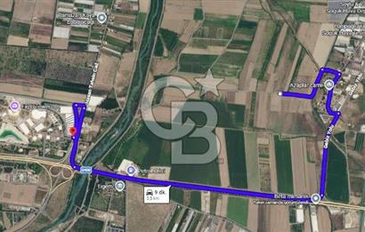 AKSU SOLAK'DA TARIMA VE YATIRIMA UYGUN 12.380 m2 TARLA