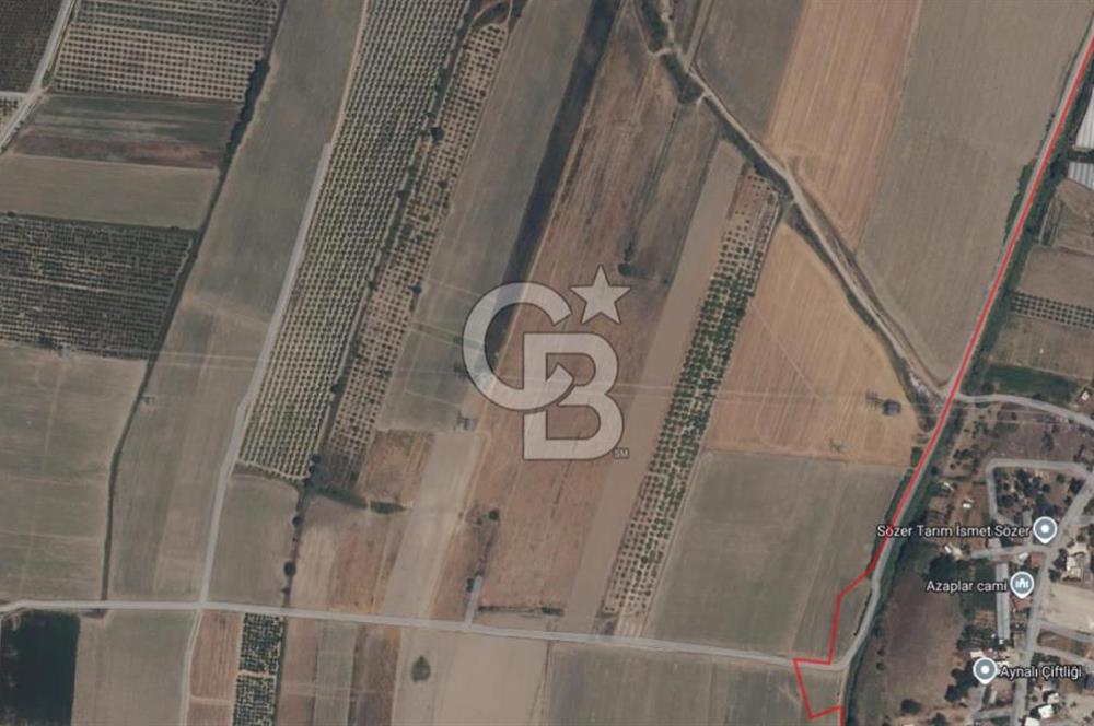 AKSU SOLAK'DA TARIMA VE YATIRIMA UYGUN 12.380 m2 TARLA