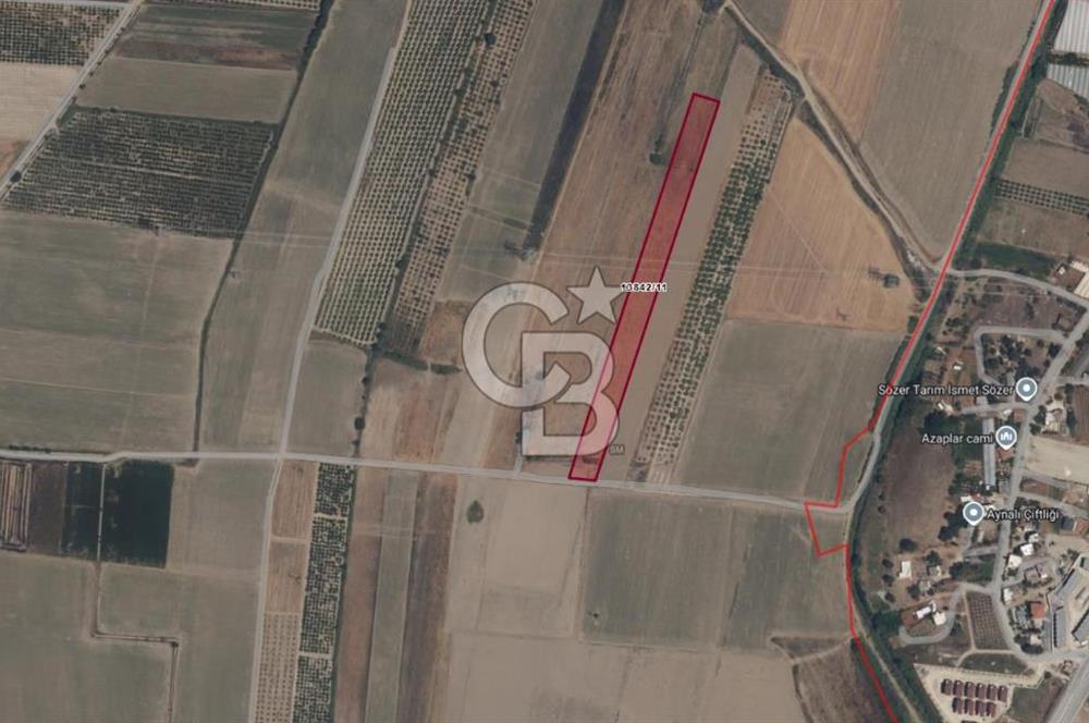 AKSU SOLAK'DA TARIMA VE YATIRIMA UYGUN 12.380 m2 TARLA