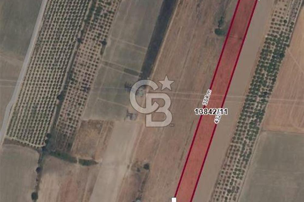 AKSU SOLAK'DA TARIMA VE YATIRIMA UYGUN 12.380 m2 TARLA