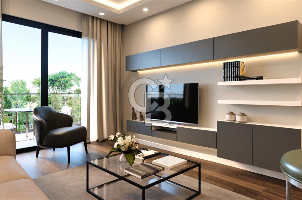 KARŞIYAKA MAVİŞEHİR YALI MAHALLESİNDE BAHÇELİ 1+1  SATILIK DAİRE