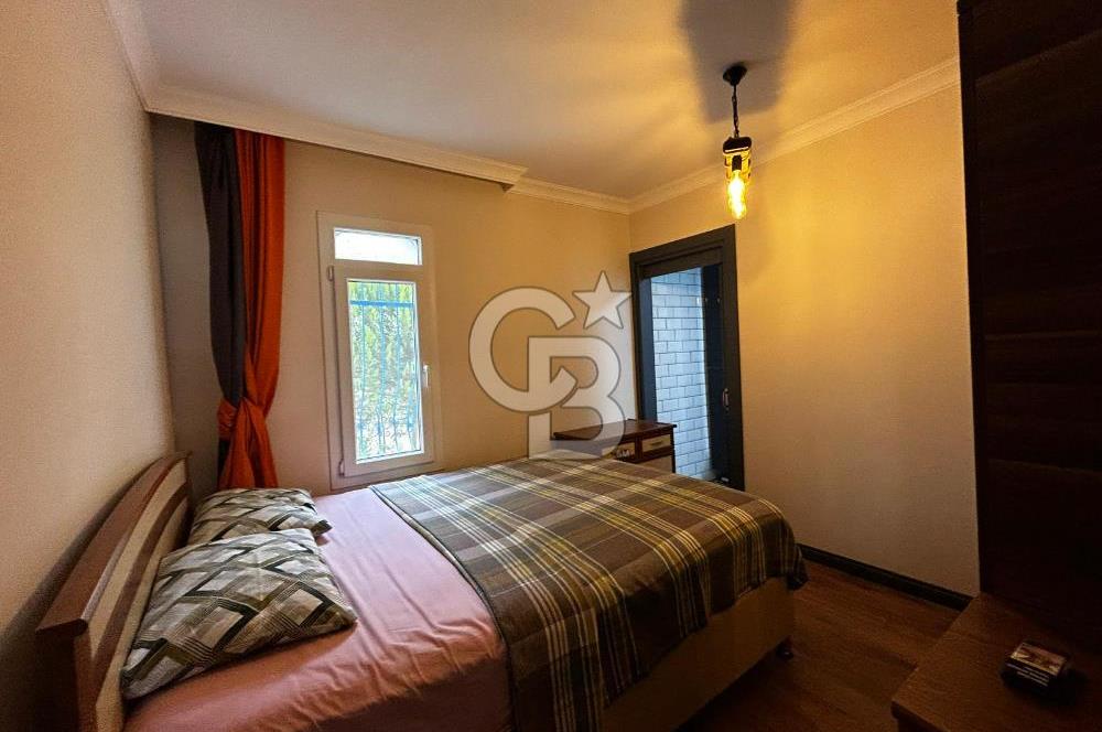 FOÇA FOTAŞ TATİL KÖYÜNDE KİRALIK 2+1 MÜSTAKİL BAHÇELİ DAİRE