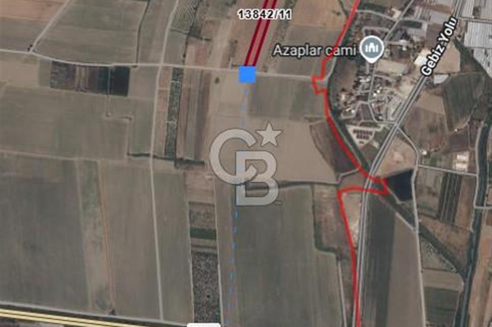AKSU SOLAK'DA TARIMA VE YATIRIMA UYGUN 12.380 m2 TARLA
