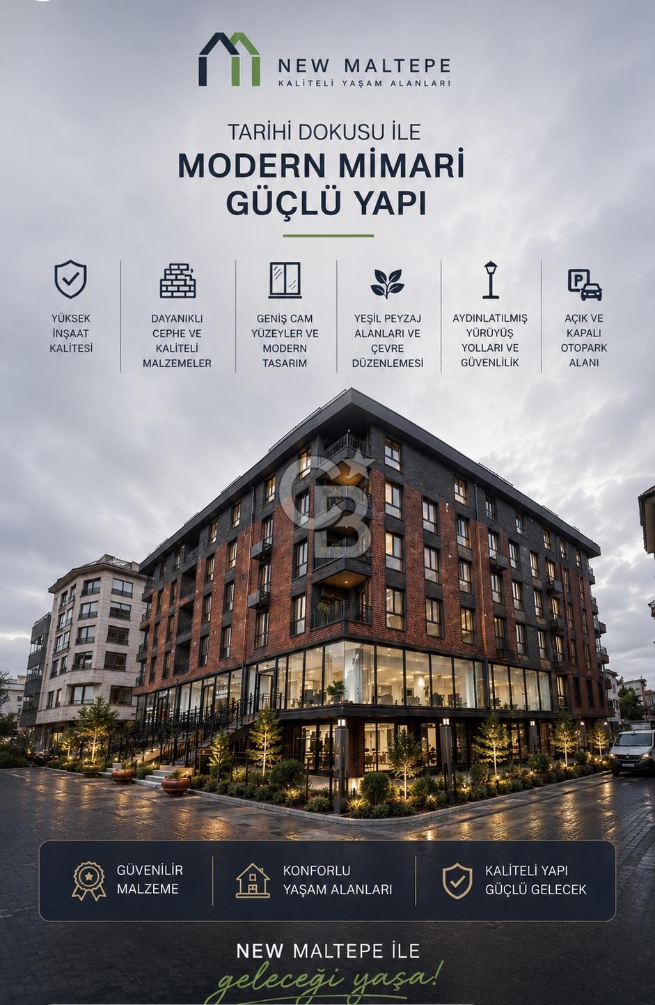 MARMARAY VE MİNİBÜS CADDESİNE KOMŞU 1+1 LÜX DAİRE