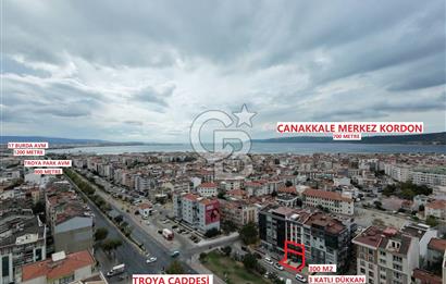 ÇANAKKALE BARBAROS TROYA CADDESİ ÜZERİNDE 3 KATLI KİRACILI SATILIK FIRSAT İŞYERİ 