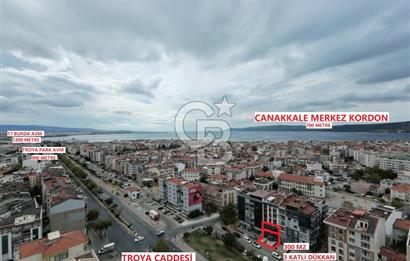 ÇANAKKALE BARBAROS TROYA CADDESİ ÜZERİNDE 3 KATLI KİRACILI SATILIK FIRSAT İŞYERİ 