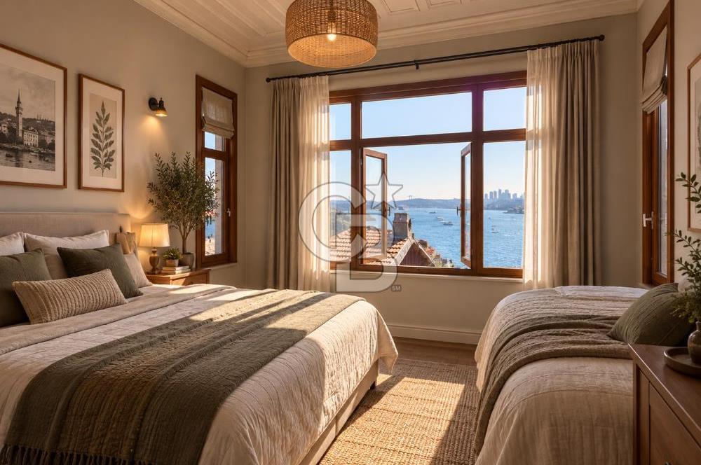Beykoz da deniz manzaralı bahçeli 2.derece tarihi köşk