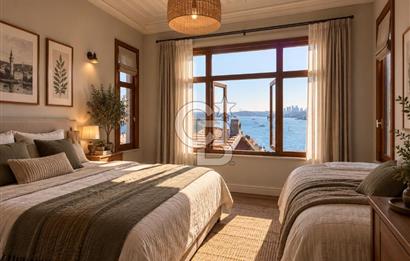 Beykoz da deniz manzaralı bahçeli 2.derece tarihi köşk