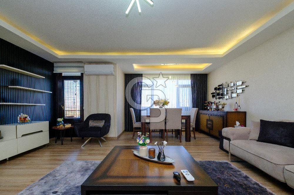 KIRKKONAKLAR 347. CAD ARA KAT GÜNEY CEPHE 3+1 FULL YAPILI EŞYALI
