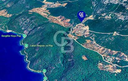 Muğla Menteşe Kuyucak'ta Yolu Olan Emsalsiz Deniz Manzaralı Tarla