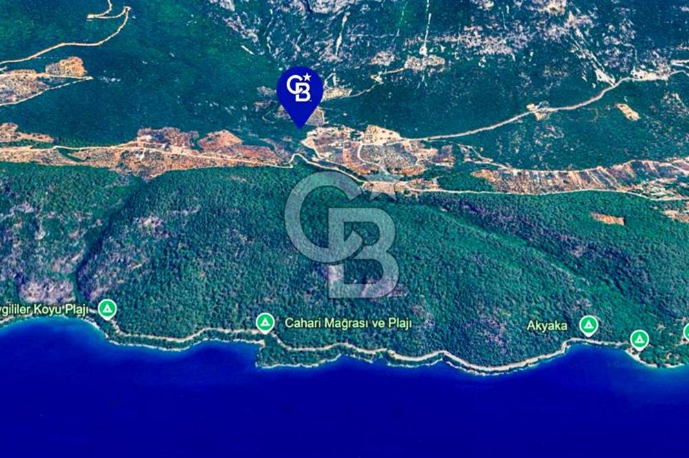 Muğla Menteşe Kuyucak'ta Yolu Olan Emsalsiz Deniz Manzaralı Tarla