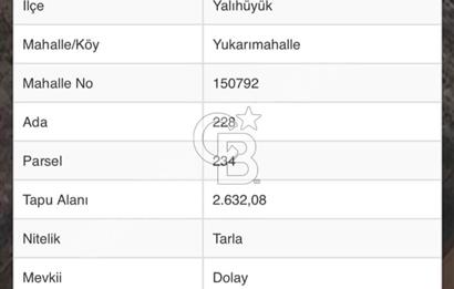 YALIHÜYÜK YUKARI MAHALLEDE YATIRIMLIK FIRSAT