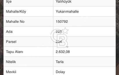 YALIHÜYÜK YUKARI MAHALLEDE YATIRIMLIK FIRSAT