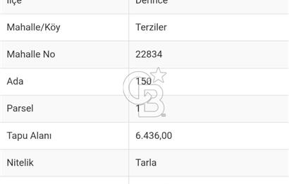 Kocaeli Derince Terziler mah satılık 7 dönüm fırsat arazi tarla