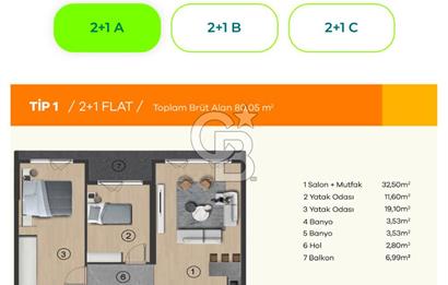 Natura Orman 2+1 Satılık daire