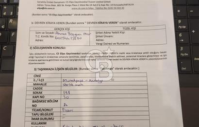 Antalya Muratpasa Varlik Devren Kiralik Cafe Restoran