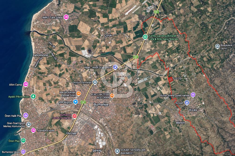 Burhaniye Kızıklıda 2.941 m² Bakımlı Satılık Zeytinlik