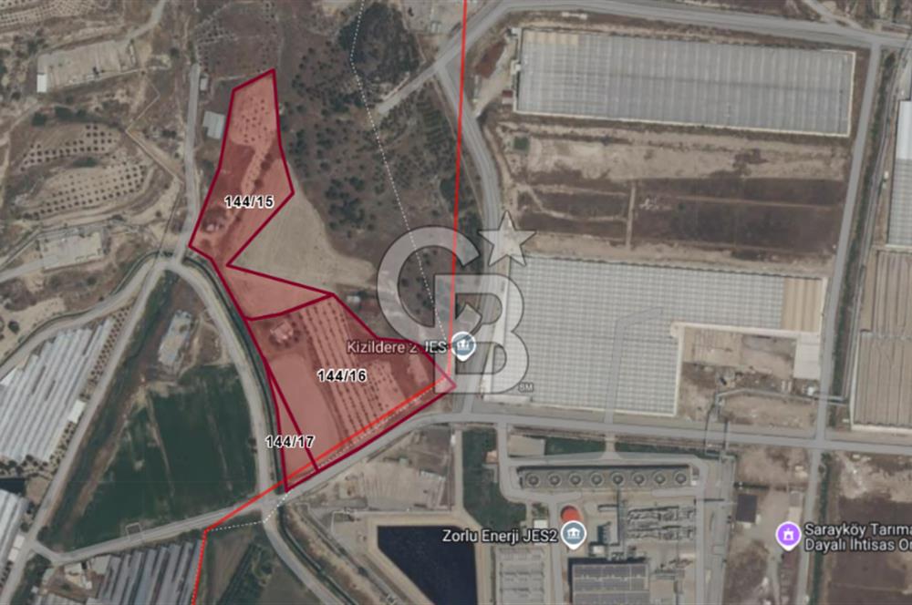 AYDIN BUHARKENT KIZILDERE SATILIK 26.616 M² YAN YANA 3 PARSEL