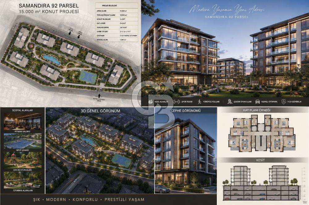 SAMANDIRA MERKEZDE 11.500 M² KAT KARŞILIĞI ARSA