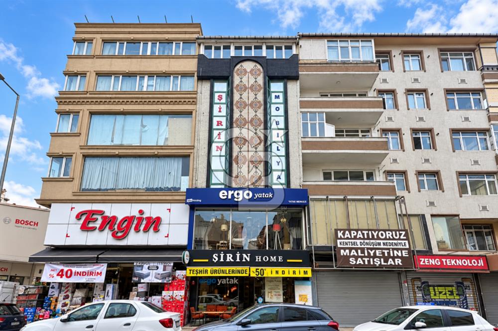 Y.BOSNA'NIN KRİTİK NOKTASINDA 450 M2 / ZEMİN+5 KATLI TİCARİ BİNA