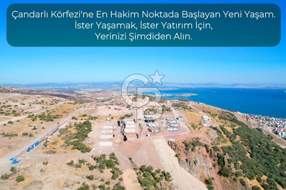Çandarlı Folkart'a Sınır 311M² İmarlı Arsa + 601M² Tarla Hissesi