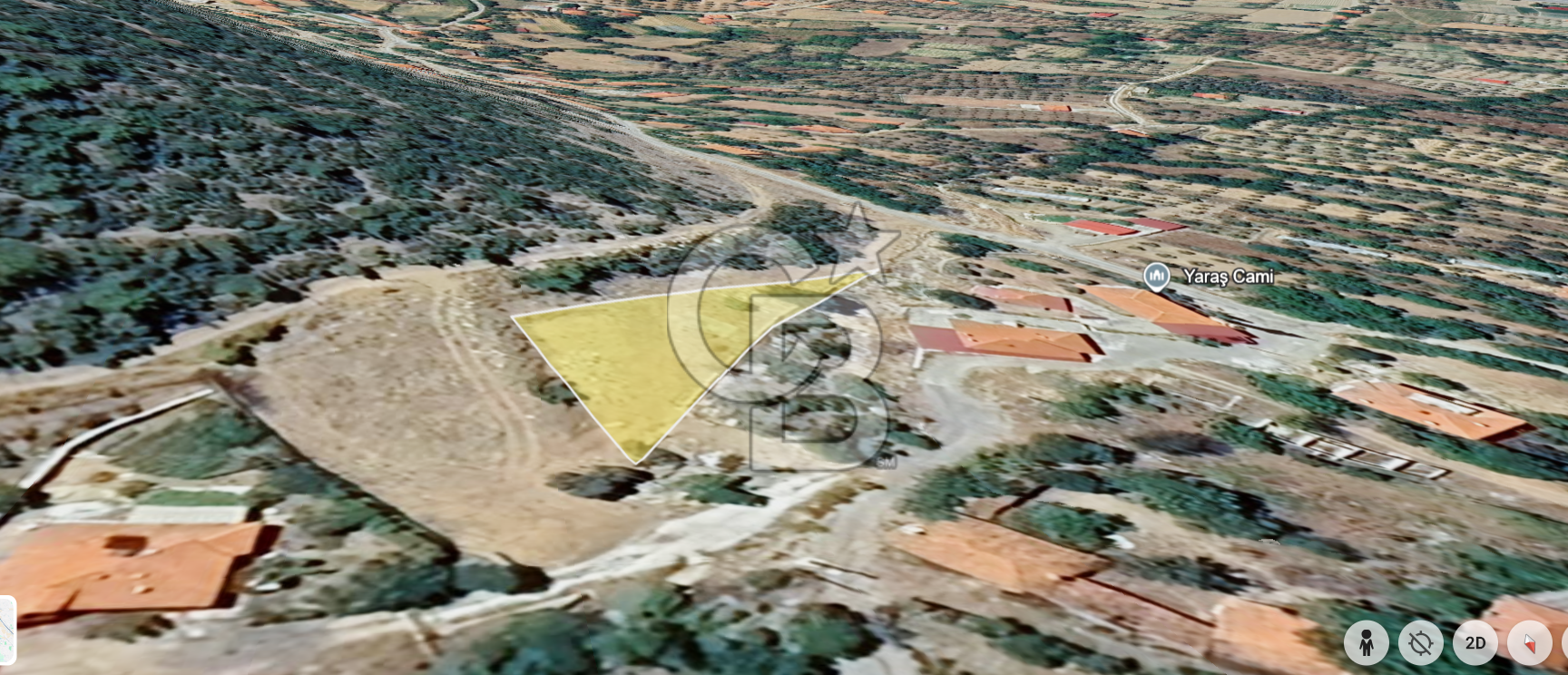 MUĞLA MENTEŞE ORTA YARAŞ KÖYİÇİ İMARLI 630 M2 MANZARALI ARAZİ