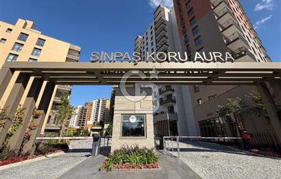 FİNANS ŞEHİR MERKEZİNDE SİNPAŞ KORU AURA SİTESİNDE PEYZAJ MANZARALI 3+1