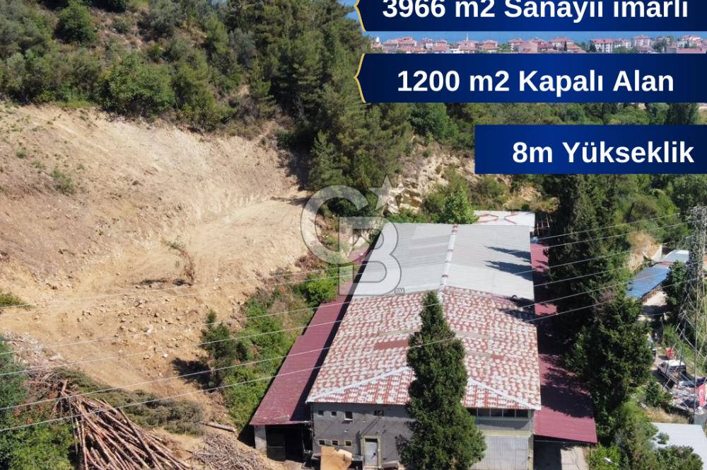 1200 m2 KAPALI 1000 M2 AÇIK ALAN FABRİKA - İMALATHANE - DEPO