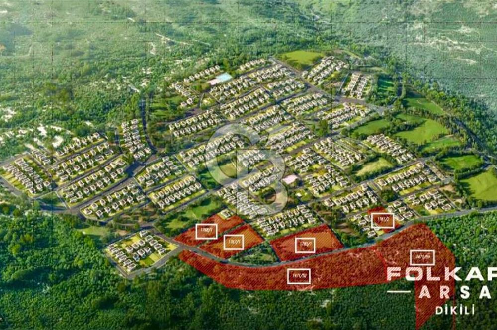 Çandarlı Folkart'a Sınır 311M² İmarlı Arsa + 601M² Tarla Hissesi