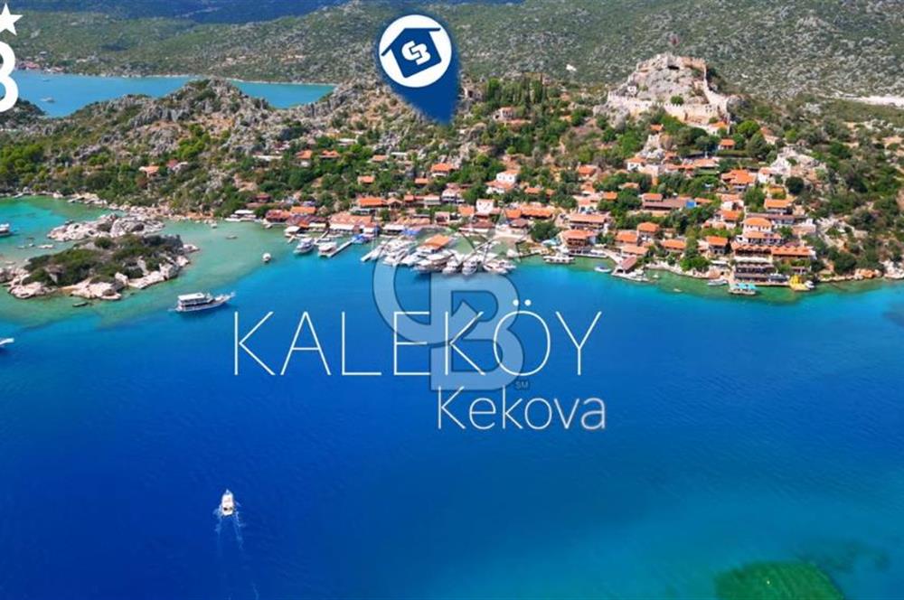 Bir LİKYA Rüyası Kaleköy'de 360° Manzaralı Taş Ev ve Geniş Arsa